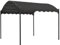 Tidyard Pavillon Gartenpavillon Überdachung Partyzelt Pergola Garten Terrasse Terrassenpavillon Sonnenschutz Gartenzelt Markise 3x4m Anthrazit