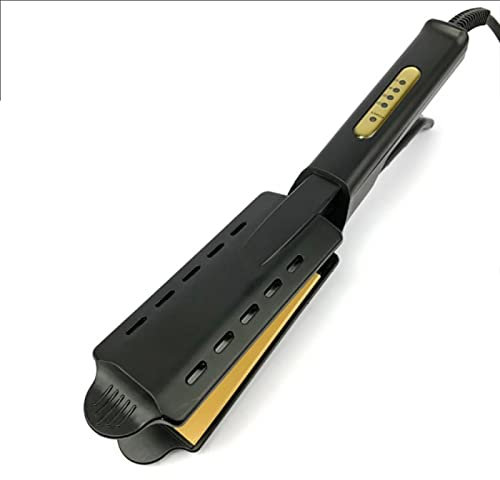 YUNHOME Peine Hombre Peine Pelo Rizado Peine De Peluquero Plancha De Pelo, Peine Caliente, Rizador De Pelo, Turmalina, Plancha De Cerámica, Plancha De Pelo para Mujer, Herramienta De Peinado De Vapor