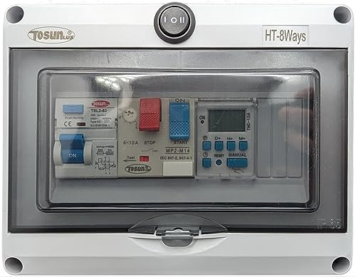 Tableau électrique de base pour piscine | Moteur uniquement | Pompe à eau 2 CV 6-10 A