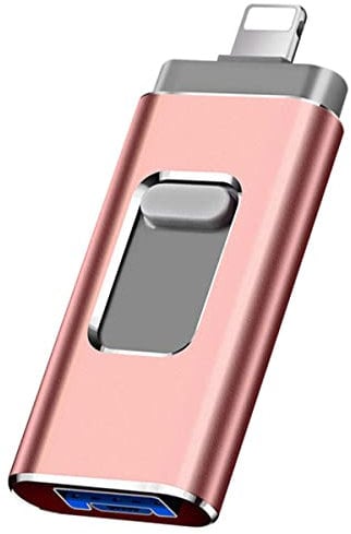 Clé USB 3.0 avec stockage externe pour i-Phone i-Pad 64 Go - Convient pour tout modèle de PC/tablette/téléphone Android - Rose