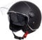 VINZ Pavia Jethelm mit Doppelvisier | Roller Helm Fashionhelm | In Gr. XS-XXL | Motorradhelm mit Sonnenblende | ECE 22.06 Zertifiziert - Mattschwarz