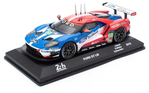 OPO 10 - Auto in Miniatura 1/43 Compatibile con Ford GT LM - Hand-Muller-Bourdais - 2016 - Le Mans LM011
