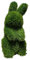 foolonli Gartendekoration Grasfigur Hase aufrecht sitzend Dekofigur aus Kunstrasen 48 cm Hoch wetterfest by Kögler