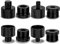 Thinp 8 Pcs Mic Thread Adapter,Aluminum Alloy Microphone Stand Screw Thread Adapter for Camera Tripod 5/8 Female to 3/8 Male 3/8 Female to 5/8 Male 5/8 Female to 1/4 Male 1/4 Female to 5/8 Male