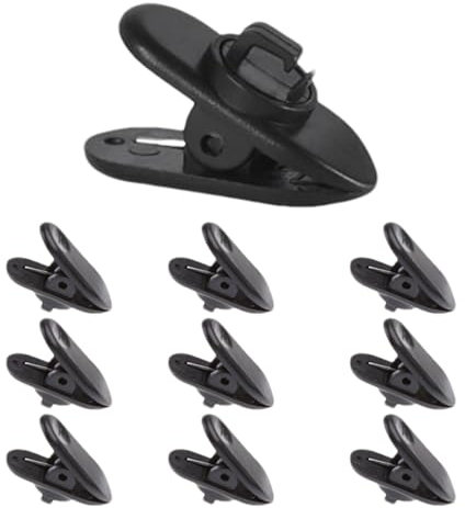 Kopfhörer-Kabelclip, Kabelklemme für Kopfhörer, Kabelklemme für Kopfhörer – Zubehör für Kopfhörer mit drehbarem Kleidungsclip zum Gehen, Üben, Laufen, Laufen