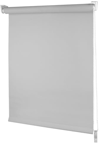 iYueMps Roller Blinds - Modern Thermal Blackout Window Roller Blind for Home and Office - Insulated UV Protection - Easy Fit(Light Grey,95W x 210H cm,Fabric Width 91cm)
