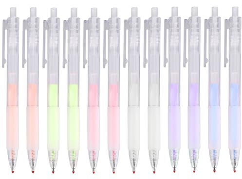 12 Pièces Stylos à Colle à Séchage Rapide, Stylos à Colle Adhésive Contrôle Facile Stylo à Colle de Précision pour l'Artisanat le Scrapbooking, les Enfants la Fabrication de Cartes, 6 Couleurs