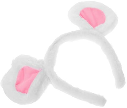 FRCOLOR Funny Plush Mouse Ears Headband Animal Headbands for Women Soft Cartoon Hair Band for Party Halloween