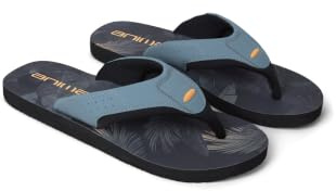 Animal Jekyl Mens Lightweight Flip-Flops Dark Khaki (02) 8
