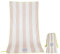 Ponette – Toalla de Playa XXL 180x90cm Grande, Microfibra, Secado Rápido, Antiarena, con Bolsa, Estampado Rayas, Playa, Piscina, Gimnasio, Viaje, Marca Española