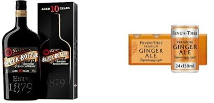 Black Bottle 10 Year Old Blended Scotch Whisky with Fever-Tree Light Ginger Beer