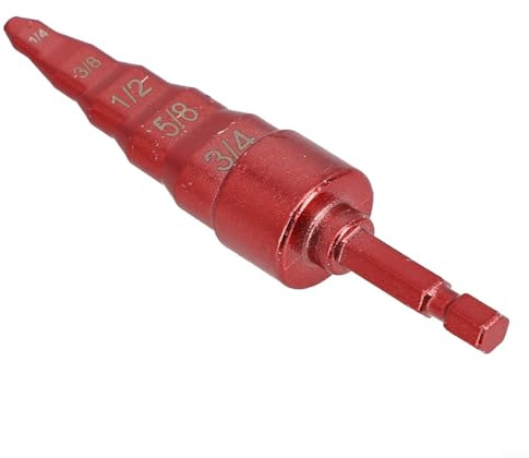 Rohr-Expander-Werkzeug für Klimaanlagen-Reparatur, 5-in-1-Swage-Werkzeug mit 1/4 Zoll, 3/8 Zoll, 1/2 Zoll, 5/8 Zoll, 3/4 Zoll Größen, Kohlenstoffstahl, Kupferrohr Expan