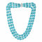 Treasure Bay Collana fatta a mano con tre file di pietre preziose turchesi per donna (blu turchese)