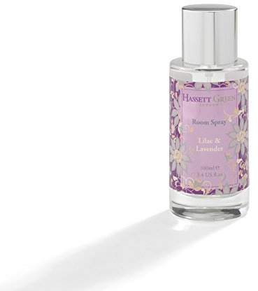 Hassett Green London - Lilac & Lavender - Room Mist Home Fragrance Spray - 100ml Glass Bottle