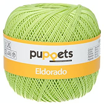 Puppets 4574010-00253 Häkelgarne, 100% Baumwolle, 253, Stärke 10, 50g, 52 Gramm