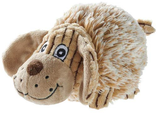 HUNTER PORI Hundespielzeug, mit Igelball, mit Plüschbezug, Hunde-Optik, M, beige