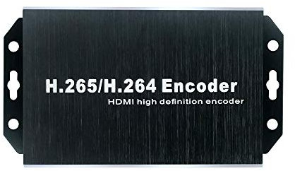 EXVIST H.265 1080P PoE HDMI Video Encoder W/SD Card Slot Max 128G DDNS HTTP RTMP RTSP SRT TS UDP Compatible with ONV/HK für IPTV Live Streaming zu YouTube Facebook Vimeo usw.
