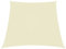 vidaXL Sonnensegel Wasserfest Sonnenschutz Windschutz Sonnendach UV Schutz Garten Terrasse Balkon Oxford-Gewebe Trapezförmig 3/5x4m Creme