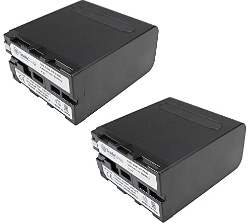2X Hochleistungs Kamera Li-Ion Akku 10400mAh für Sony VX1000 VX1000E VX2000 VX2000E VX2100 DCR-VX2100E HDV-FX-1 MVC-FD-88 MVC-FD-90 MVC-FD-91