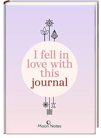 I fell in love with this journal: Kreatives Journal für Gedanken, Gefühle und Geistesblitze inkl. Sticker