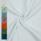 VmG-Store Musselin Double Gauze 61 Farben Meterware Stoff Tex 100 Uni (50 x 135cm) (004 I Weiß)