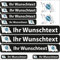 INDIGOS UG Fahrrad Aufkleber Bosnien - 13 Fahnenaufkleber wehend - Sticker selbst gestalten - Autoaufkleber- Motorrad - Namensaufkleber wasserfest personalisiert - Wunschtext