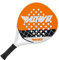MUWO Sevilla Toledo Salamanca Bilbao Pala de pádel para Tenis de pádel con núcleo EVA ultrasuave, Marco de Fibra de Vidrio y una Bolsa de Transporte
