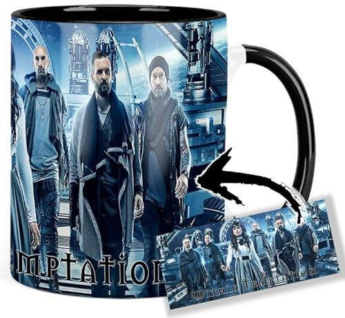 Within Temptation Resist Tasse Innen & Henkel Schwarz Keramikbecher Mug