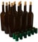 GOLDBEARUK Lot de 12 bouteilles vides en verre à vin 750 ml (marron)