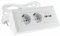 ChiliTec Steckdosenblock Ecksteckdose 2-Fach Mehrfachsteckdose 230V mit 1,5m Kabel 2X USB-A 3,1A für Küche Büro Werkstatt Matt-Weiß