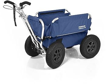 Rambler Explorer 65 Bollerwagen (Blau) - Stilvoll und sicher bis zu 5 Kinder transportieren mit unserem innovativen, vielseitigen Wagen, der für jedes Abenteuer konzipiert ist.