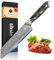 Coltello Kiritsuke Damasco, Coltello Damasco Coltello da Chef Professionale I Lama Extra Affilata da 19cm, 67 Strati Di Acciaio Damasco VG-10 I Coltello da Verdura in Damasco, Confezione Regalo