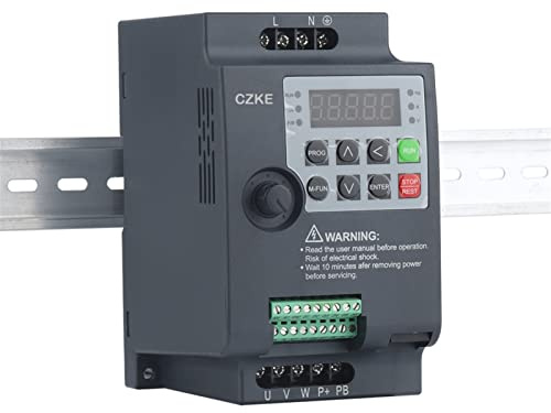 KLVN Onduleur IST230A 3P 220V/380V 0.75KW/1.5KW/2.2KW convertisseur de fréquence de Sortie convertisseur de fréquence variateur de fréquence (Color : 1.5KW-220V 1 phase-220V 3phase)
