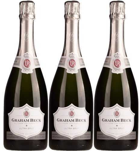 Graham Beck Cap Classique MCC Ultra Brut Zero Dosage Vintage Schaumwein weiß Südafrika inkl. FeinWert E-Book (3 x 0,75l)