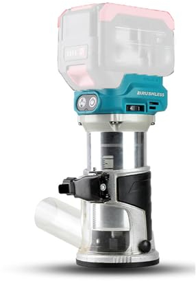 Akku Kantenfräser Kompatibel Mit Makita 18 V Akku, Router Kantenfräser, 30.000 U/min Bürstenloser Trimmer Für Die Holzbearbeitung, Akku-Holzfräser