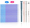LWLWA Radierbare Kugelschreiber 4 Stück Blau, 0,35 mm 20 Gel Stift Ersatzminen, Kunststoffschale Erasable Pen, Geeignet für Schulbedarf, Bürobedarf, Schreiben und Zeichnen
