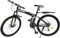 SuhoFutus Mountainbike, 26 Zoll Fahrrad mit Vorne - Scheibenbremse, 21 Gang Klappbar Bicycle - Sitzkissen Höhenverstellbar, Mountainbike für Damen/Herren, für Körpergrößen ab 160cm, Schwarz Weiß