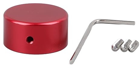 Aluminium-Gitarren-Effektpedal-Topper. Pedale aus Hochwertigem Aluminiummaterial. Effektpedal-Topper für die Meisten Fußschalter mit Standard-Hebelkörpern. (Rot)