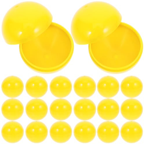 MAGICLULU 50Pcs Openable Plastic Raffle Balls 1.18 Inch for Party Supplies Craft Filling Interactive Lucky Draw and Christmas Decorations