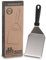 Norzn Brothers® Spatola Barbecue Inox 304 – Spatola Hamburger Acciaio, Spatola Cucina Acciaio, Spatola per pizza, Spatola per Grill, Teppanyaki, Qualità Alimentare, Garanzia 10 Anni