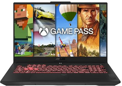 ASUS TUF Gaming A17-TUF707NVR-HX011W 17 FHD 144Hz Pc Portable (AMD Ryzen 7 7435HS Processeur 3.1 GHz, 16GB DDR5, 512GB SSD, NVIDIA GeForce RTX 4060 TGP 140W) Windows 11 Home – Clavier AZERTY