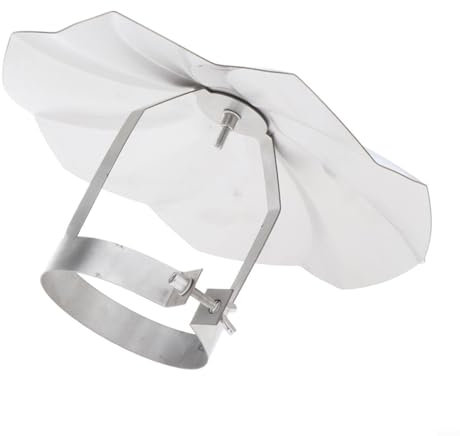 Funktionelle Schornstein-Scheps entworfen, um Schnee, Blätter und Staub zu blockieren