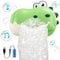 MACALOCA Dinosaur Bath Toys,Baby Bath Toys for the Baby Bathtub,Toddler Automatic Musical Bubble Machine Birthday for 1 2 3 4 5 Years Old Boys Girls (Green)