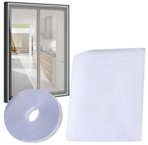 1 moustiquaire pour fenêtre - Réglable - Sans perçage - Filet étanche lavable