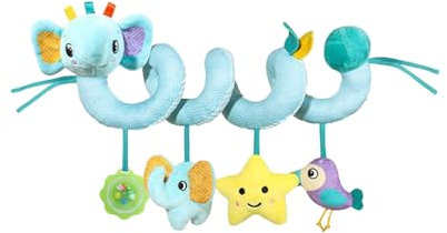 Uhngw Spielzeug Für Autokindersitz - Spielzeug Für Kinderwagen | Mit Klingel Buntes Sensorik Plüsch Spielzeug Für Kinderwagen Stuben Babyzimmer Mädchen