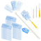 32 Stück für Swiffer Duster Staubmagnet Nachfüllpack Set, 360° für Swiffer staubmagnet nachfüllpack, Staubwedel für Swiffer Teleskopstange Starke Adsorption Tierhaaren, Staub, Allergenen（Blau）