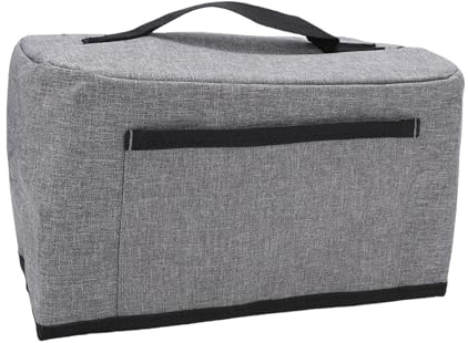 Cocoarm Mug Press Case, Canvas Dust Cover for Mug Press Machine, Protective Carrying Bag with Spacious Storage 29x17x17cm for Travel and Outdoor Events