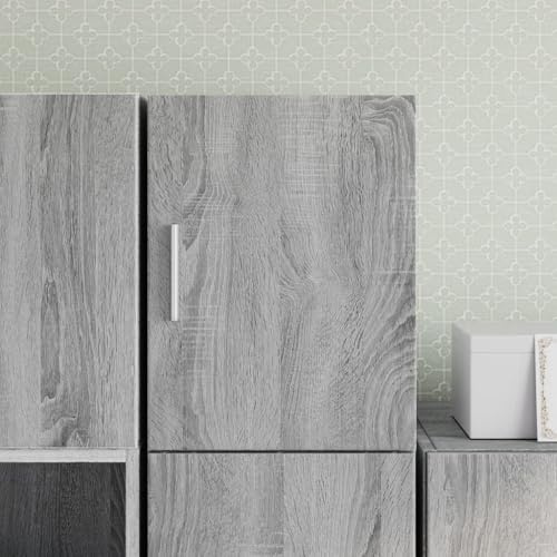 Ordellia Wandschrank Grau Sonoma 30x42,5x40 cm, Holzwerkstoff Hängeschrank für Küche und Bad, vielseitiger Stauraumschrank mit Tür für Wohnzimmer und Garage