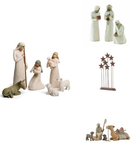 Willow Tree Nativity Set with Shepherd + Animals