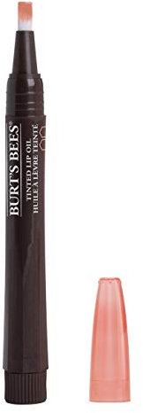Burt's Bees 100 Percent Natural Moisturising Tinted Lip Oil, 1.1 ml, Caramel Cloud